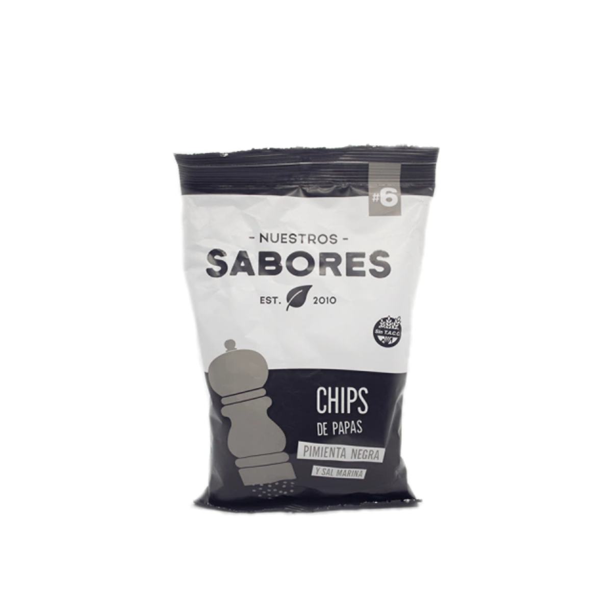 Papas rusticas con pimienta 80g