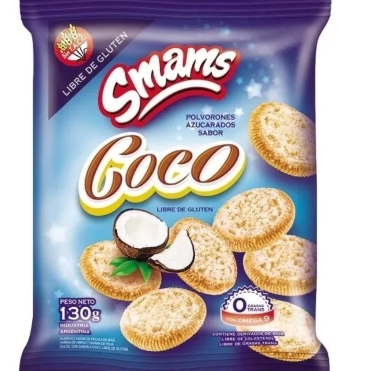 Smams polvorones coco