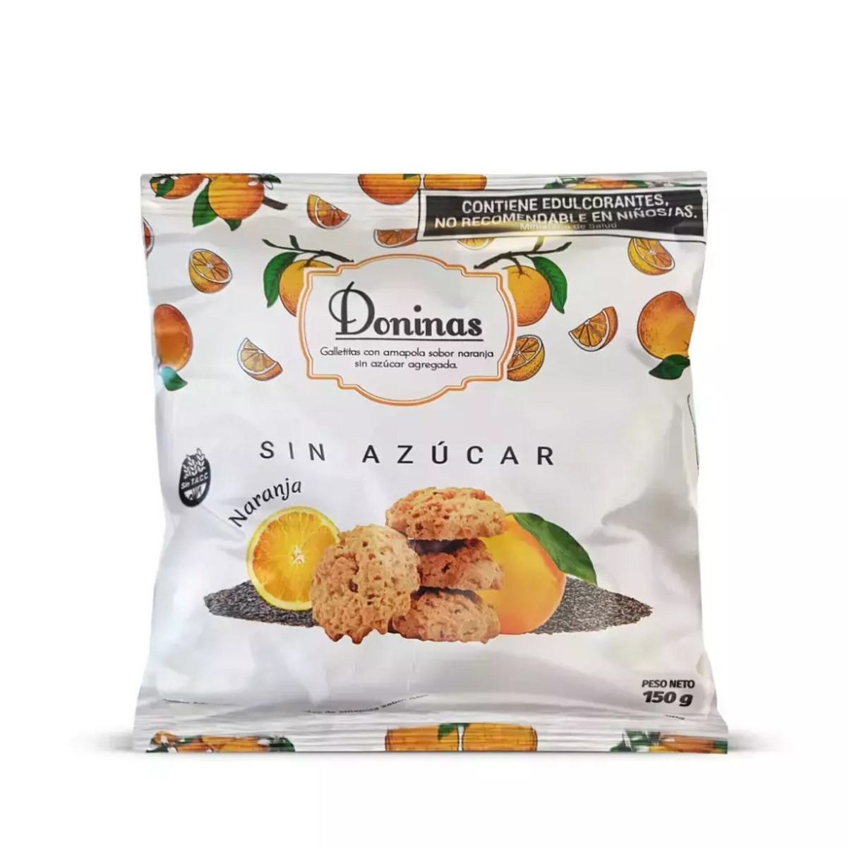 Doninas sin azucar naranja