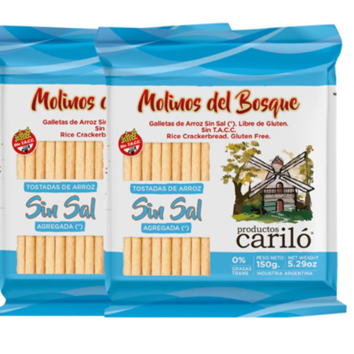 Tostadas de Arroz Sin Sal Molinos del Bosque