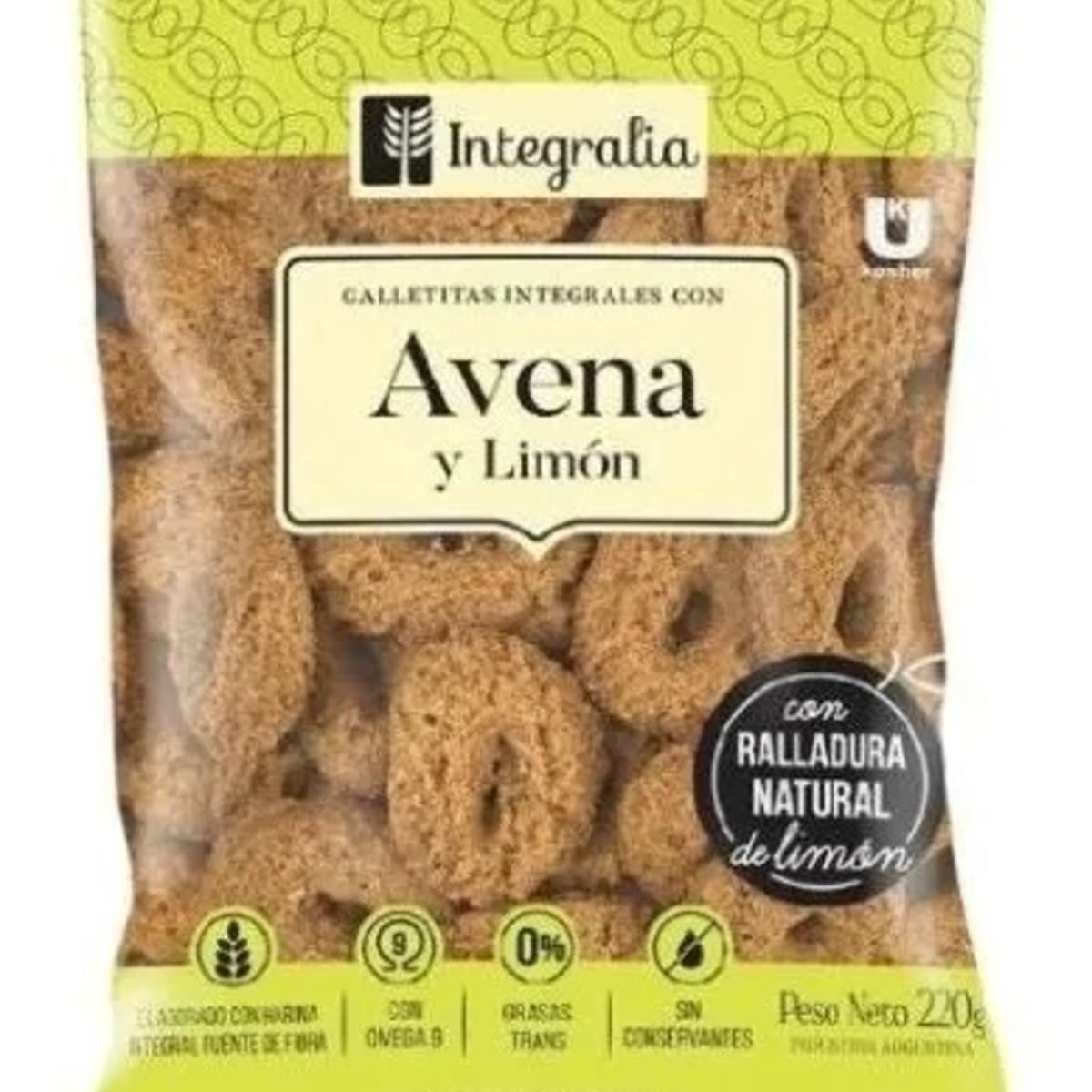 Integralia avena y limon 200g