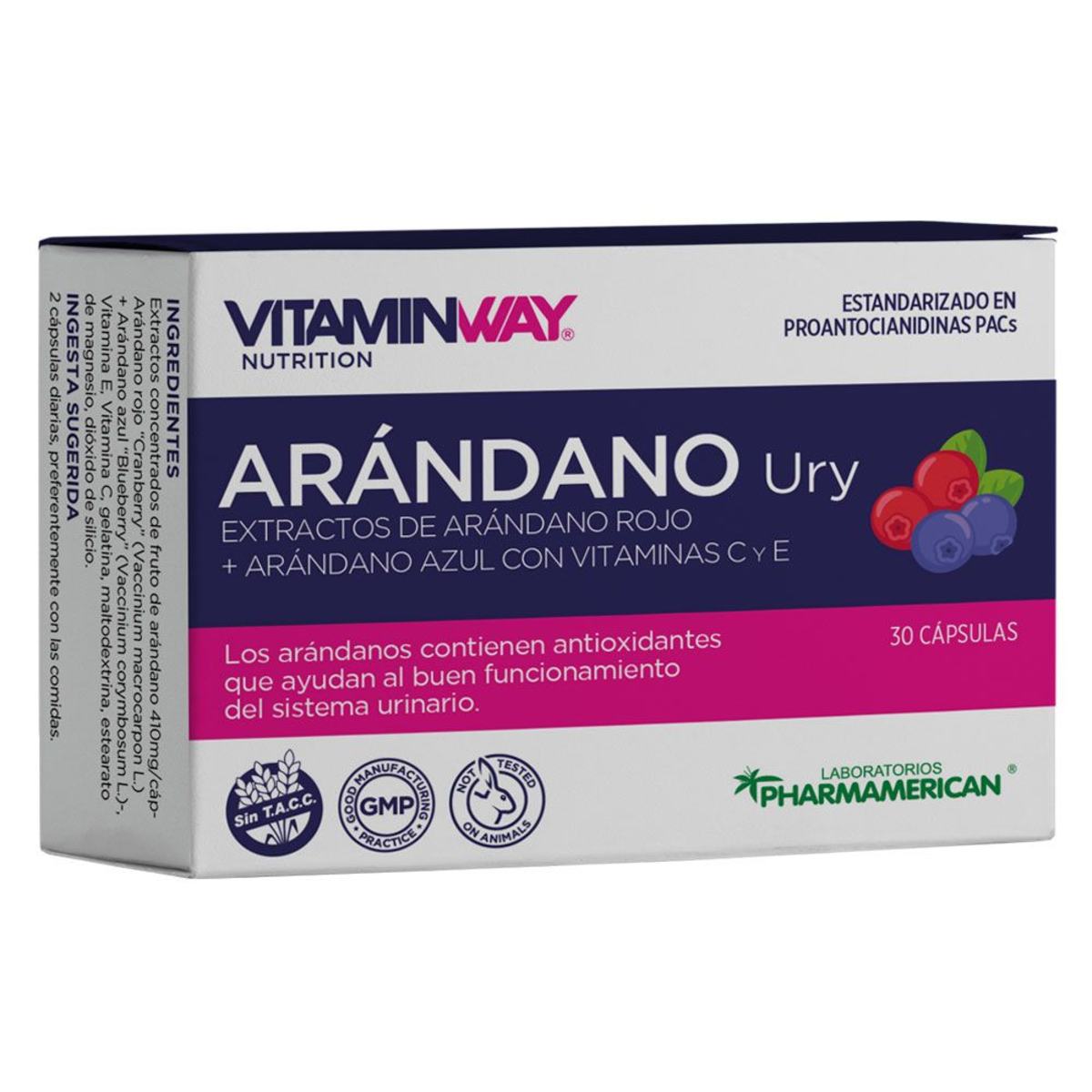 Vitamin way arandanos 30 cap