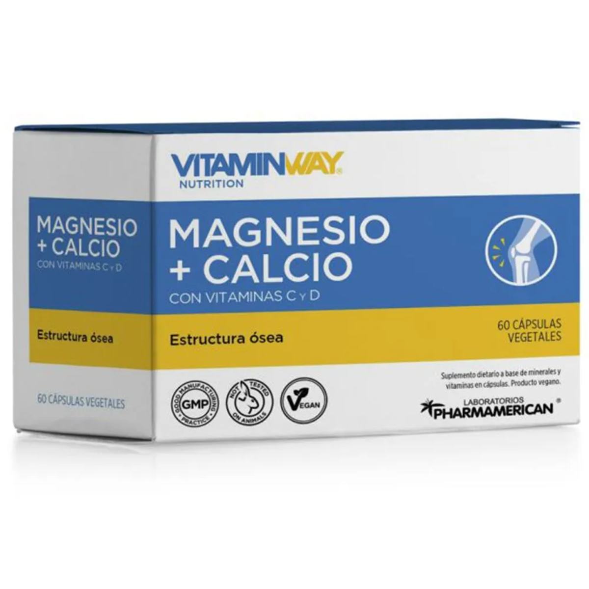 Vitamin way magnesio + calcio 60 cap