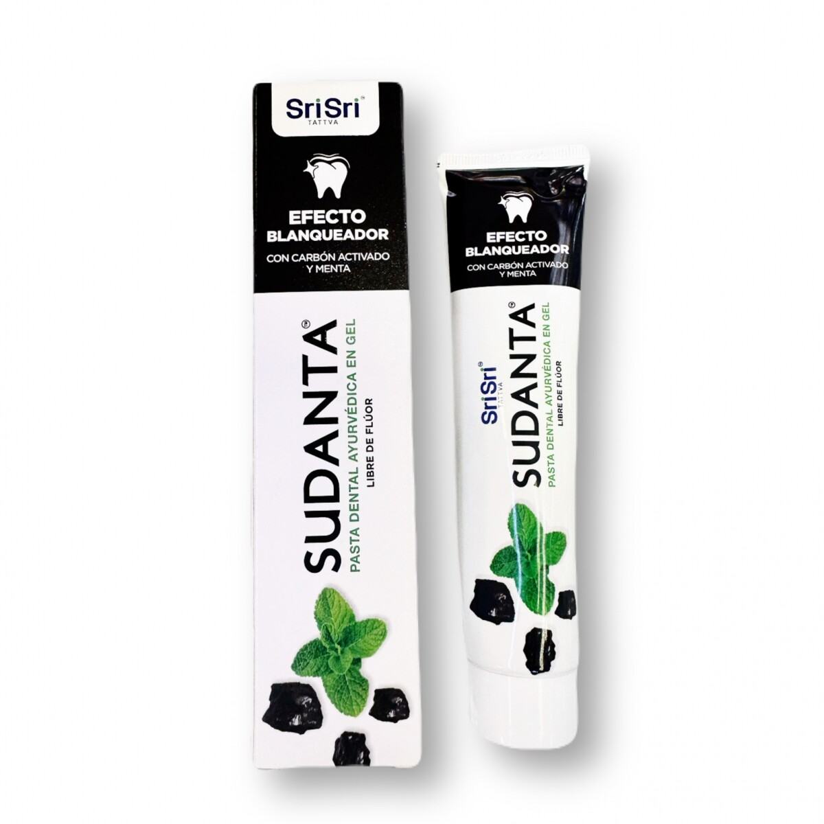 Pasta dental efecto blanqueador Sudanta SriSri 100g sin gluten