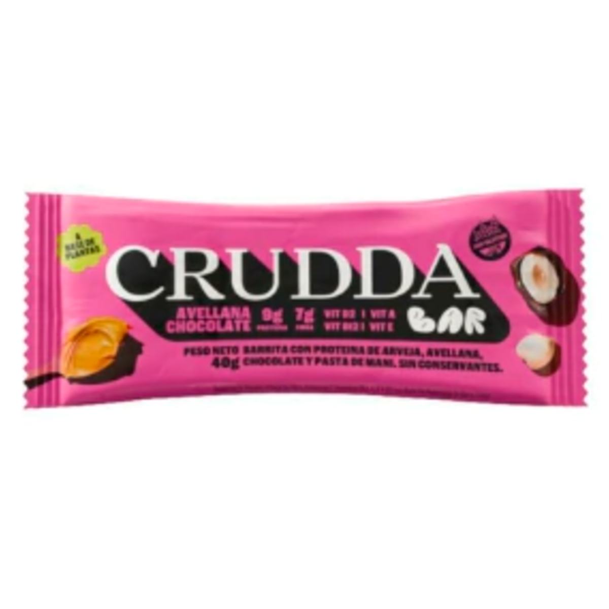 Crudda avellana y chocolate
