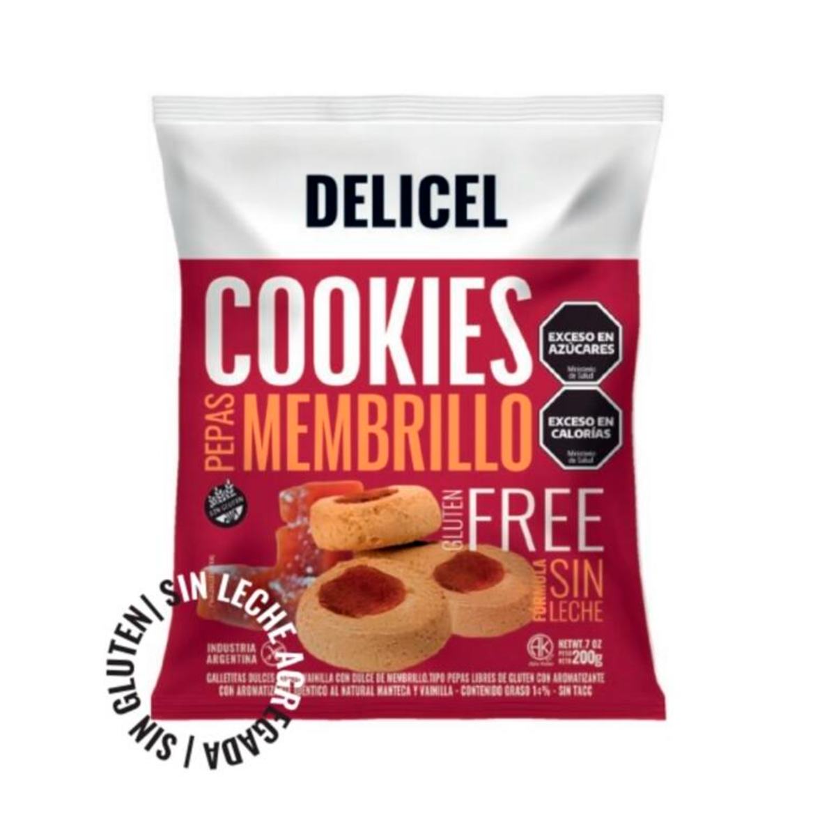 Delicel cookies membrillo 200g