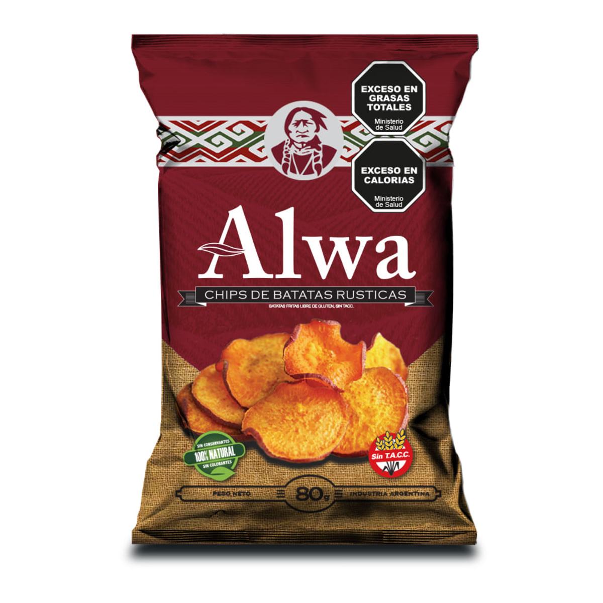 Batatas rusticas 80g