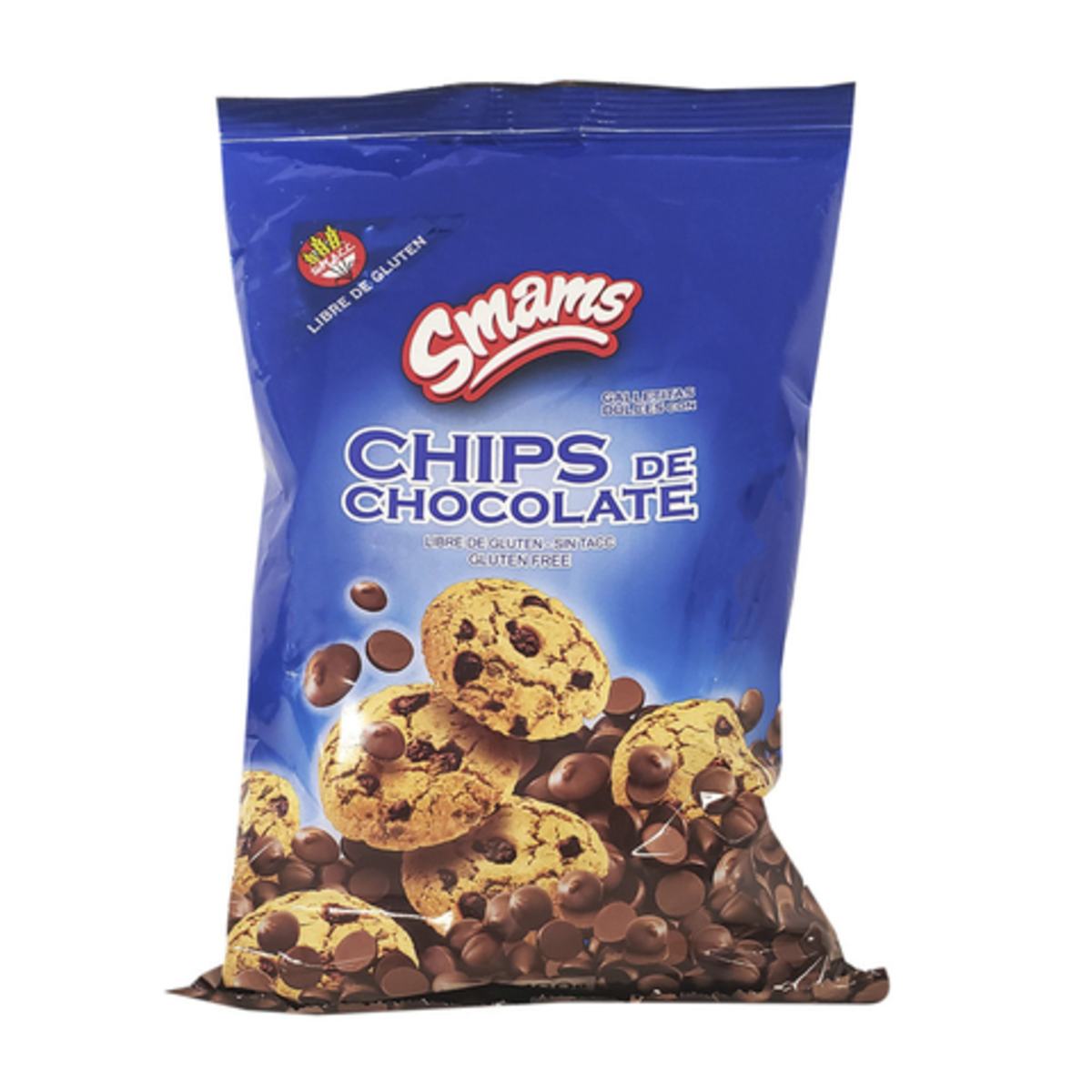Smams chip de chocolate sin azucar