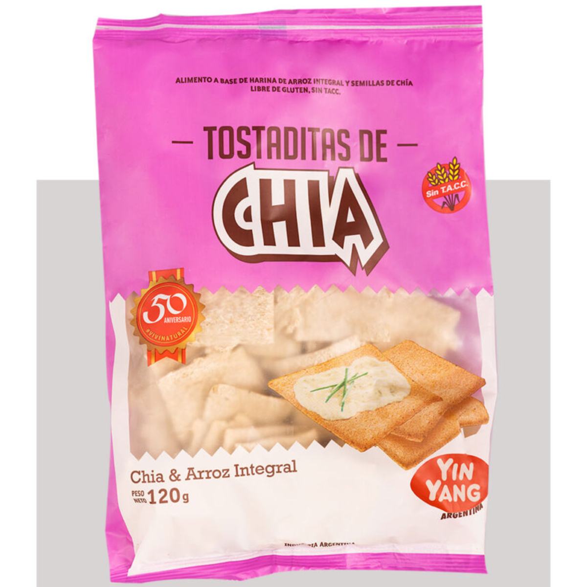 Tostaditas yin yang chia