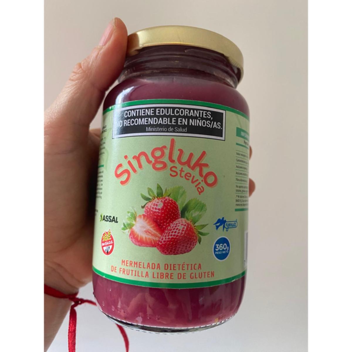 Sin Gluko mermelada frutilla 360g