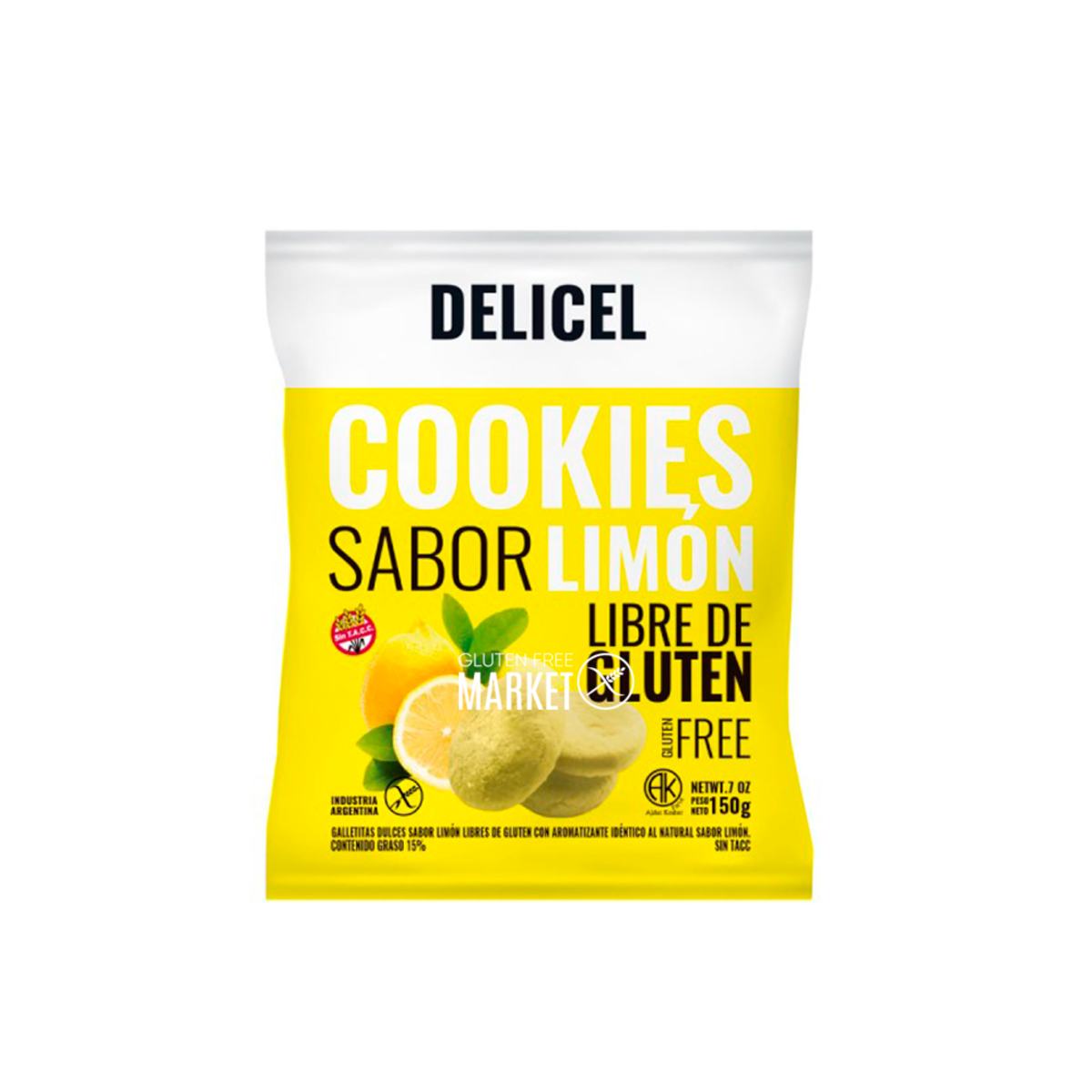 Delicel cookies limon 200g