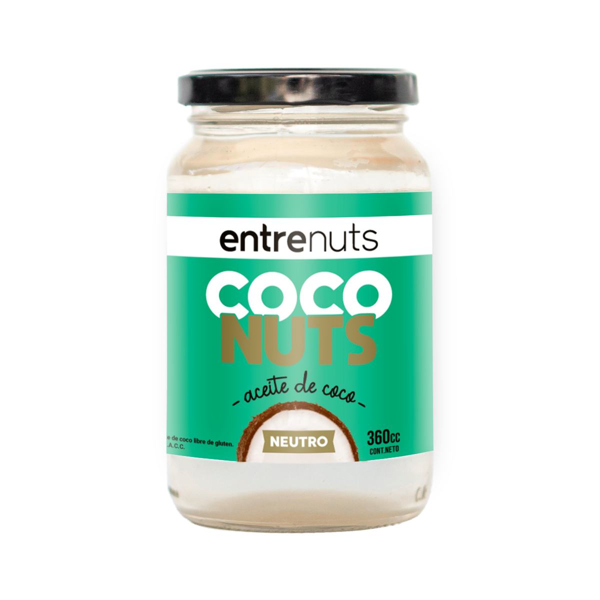 Entrenuts Aceite de Coco neutro 360cc