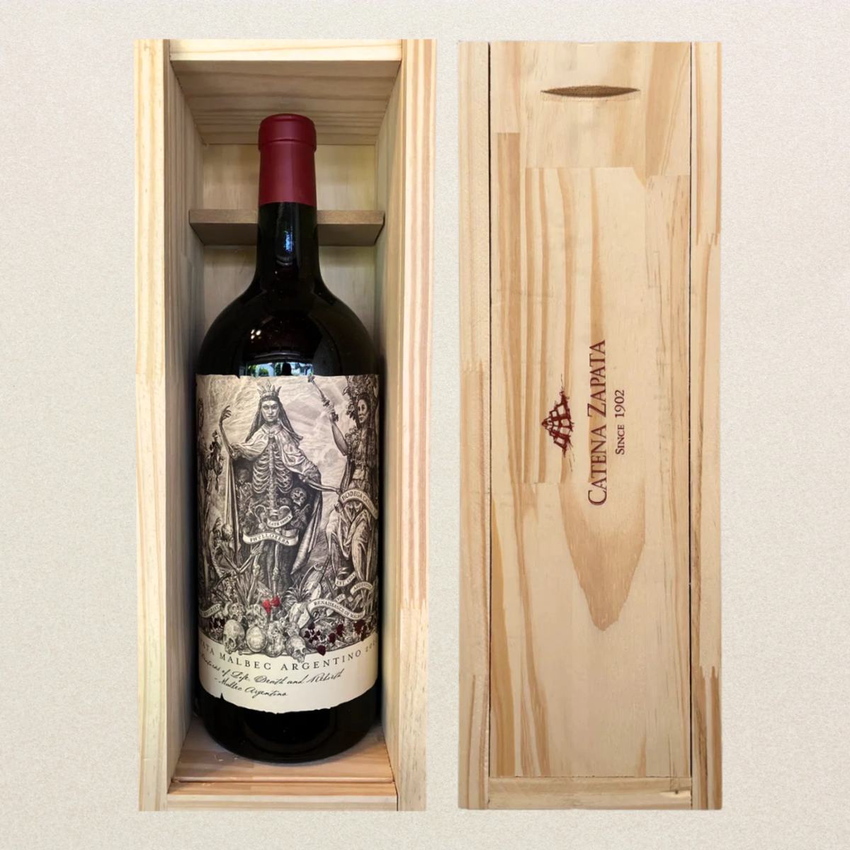 Malbec Argentino Magnum 1,5 LTS. (Estuche Madera)