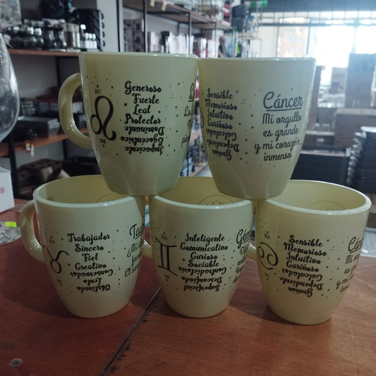 Taza Zodiaco Vidrio Desayuno