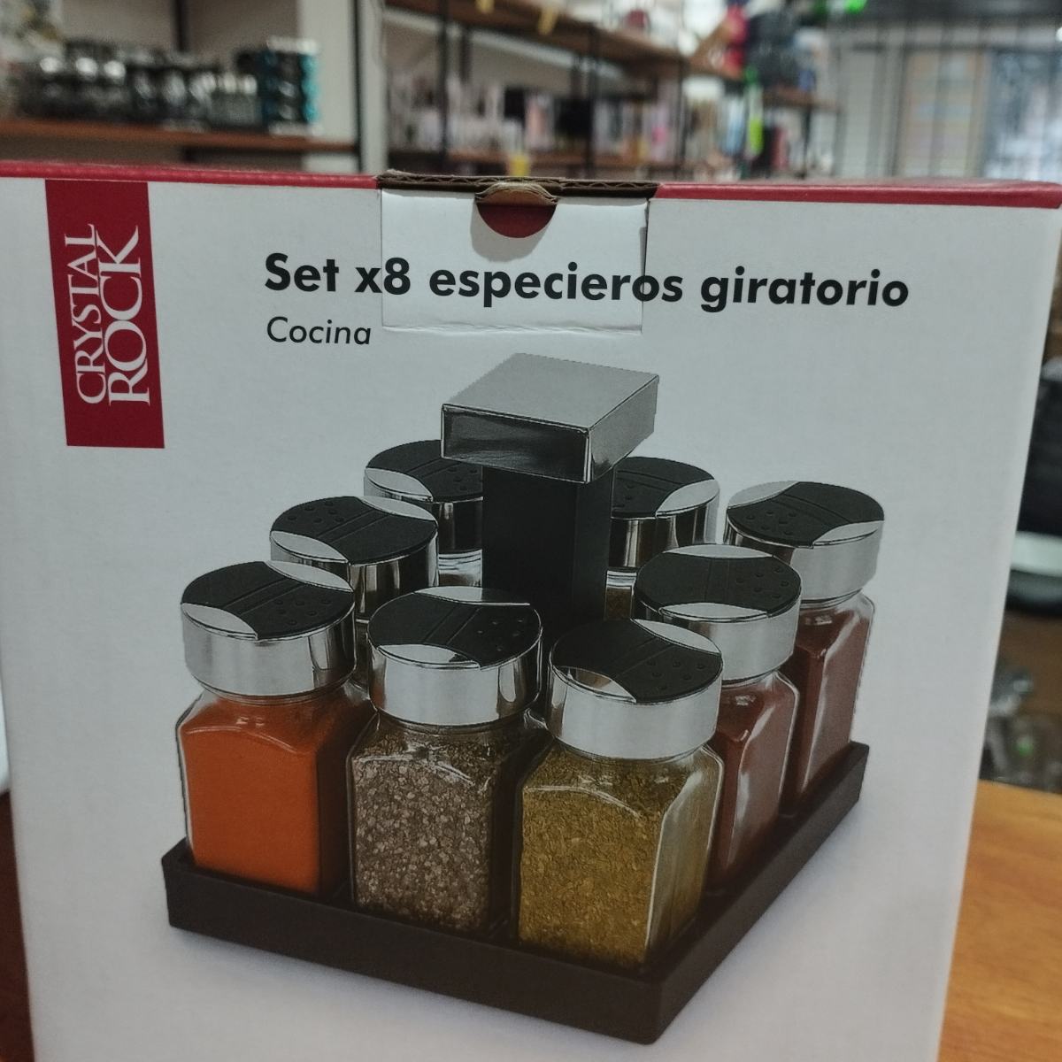 Set x 8 Especieros Giratorio