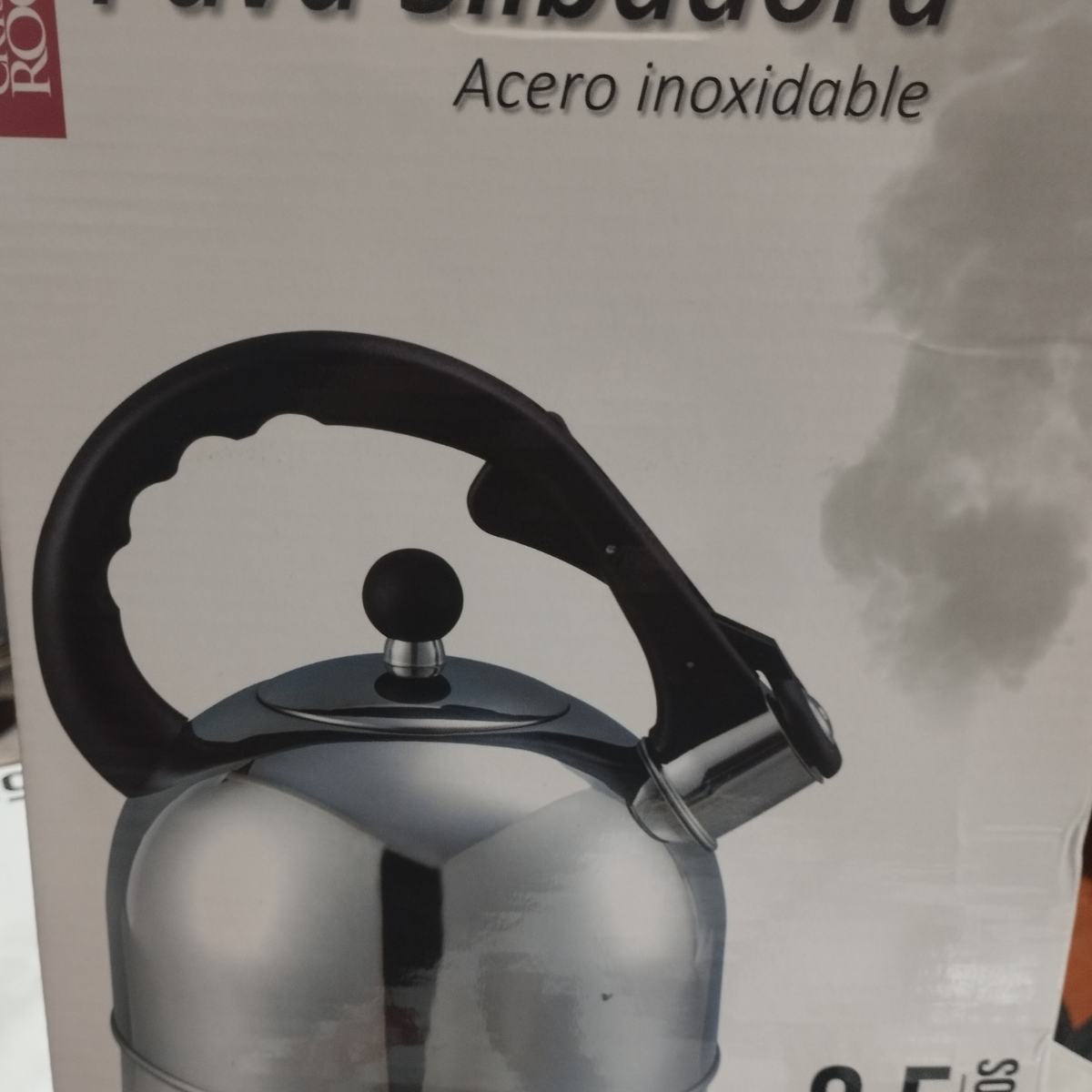 Pava Silbadora 2.5L Acero