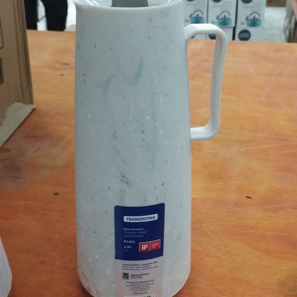 JARRA TERMICA LITRO TRAMONTINA BLANCO
