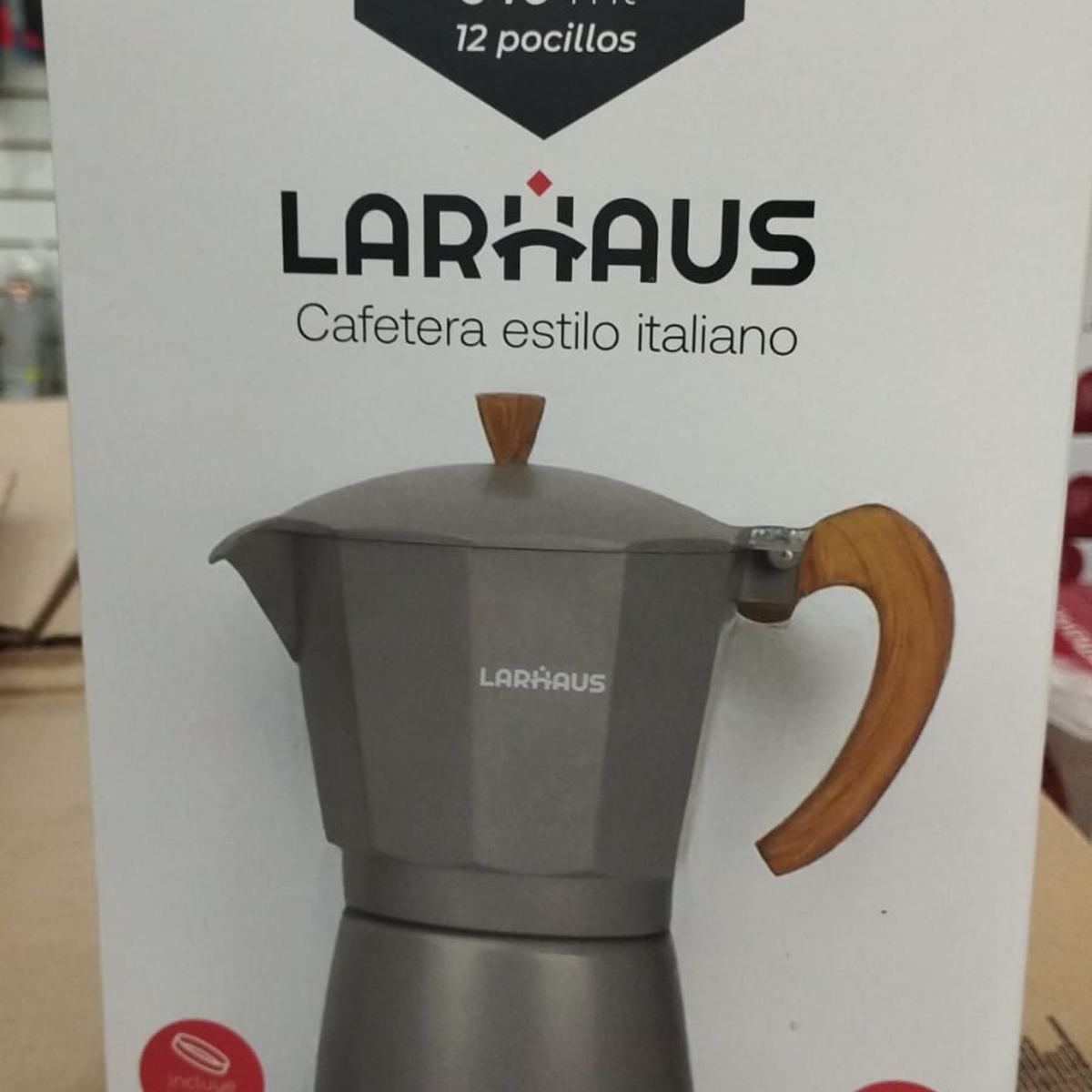 CAFETERA BARISTA ITALIANA INDUCCION GRIS 12 pc - 640 ml