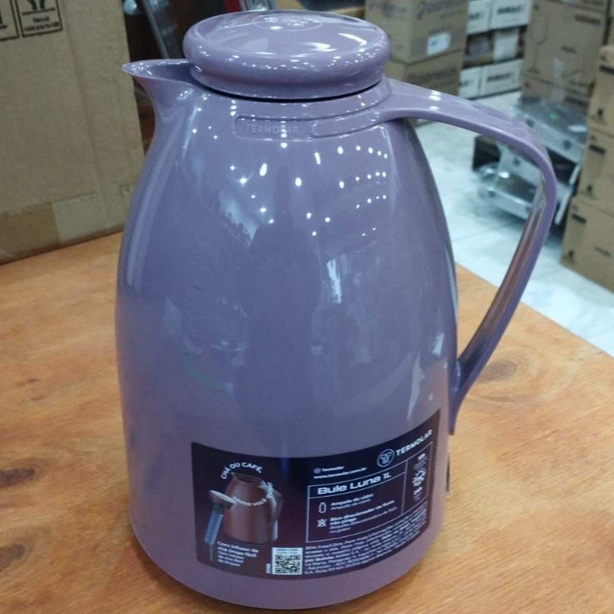 TERMO BULE LUNA LILA C/INFUSOR TE