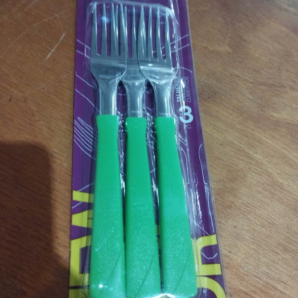 Set x 3 Tenedores Verdes Tramontina