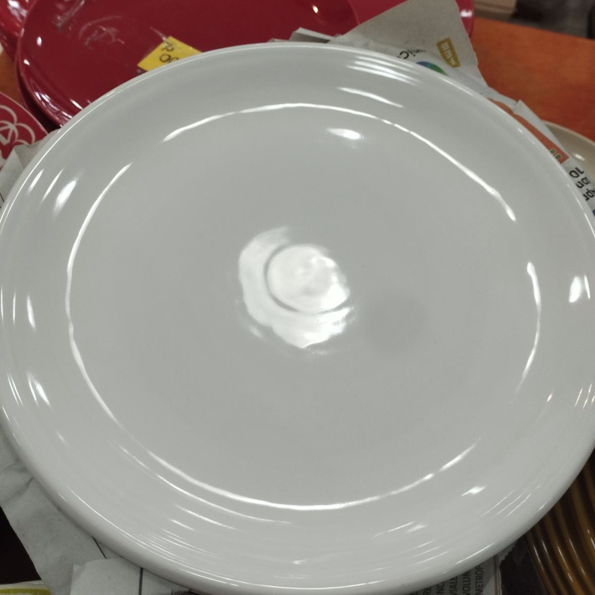 Plato Blanco Cerámica