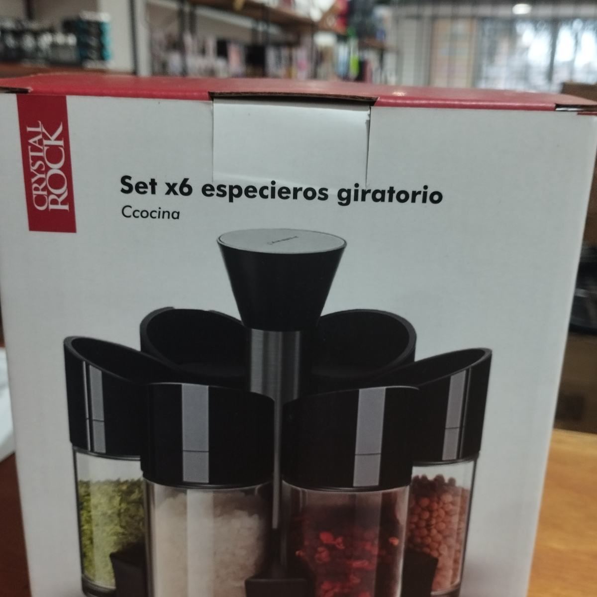 Set x 6 Especieros Giratorio