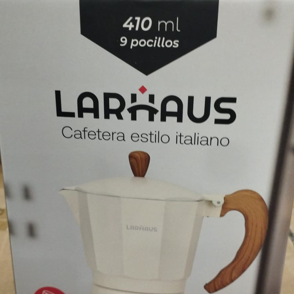 CAFETERA ITALIANA 9 POCILLOS 410ML BLANCA
