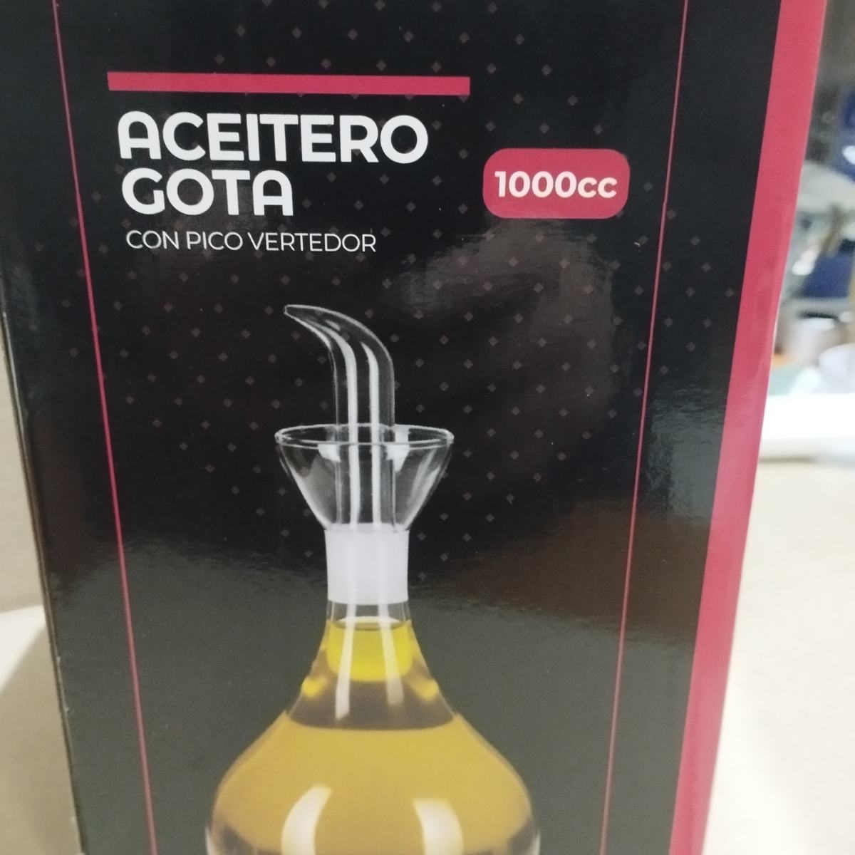 Aceitero Gota 1000cc con vertedor