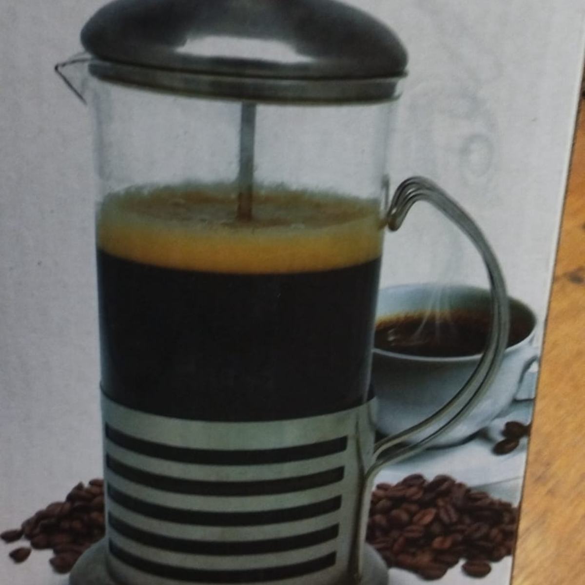 Cafetera Embolo base acero 600cc