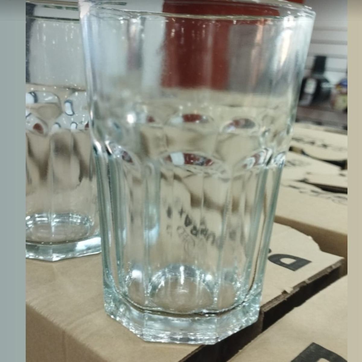 Caja x 24 Vasos Facetados