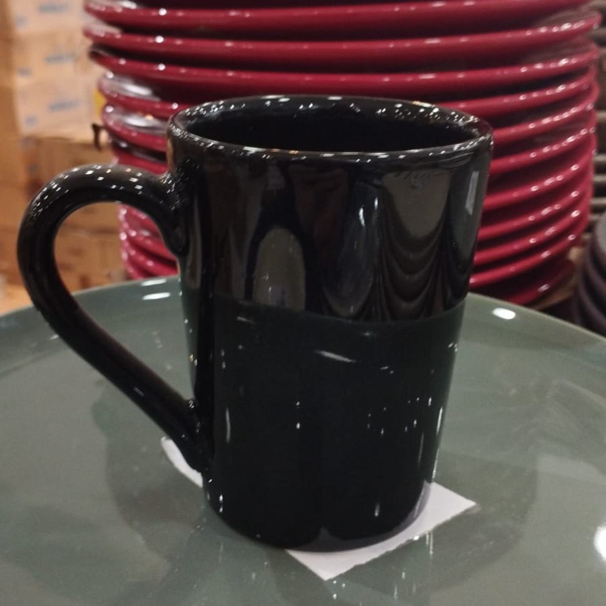 JARRO MUG CERAMICA 230CC NEGRO