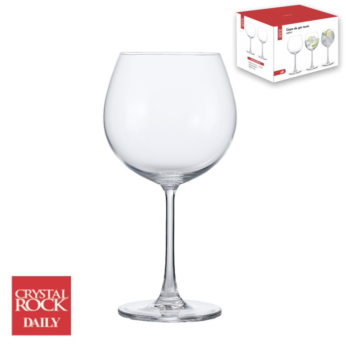 COPA GIN TONIC 680 ML X 6