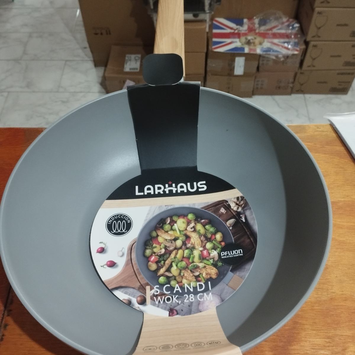 Sartén 28cm Wok Grey Larhaus