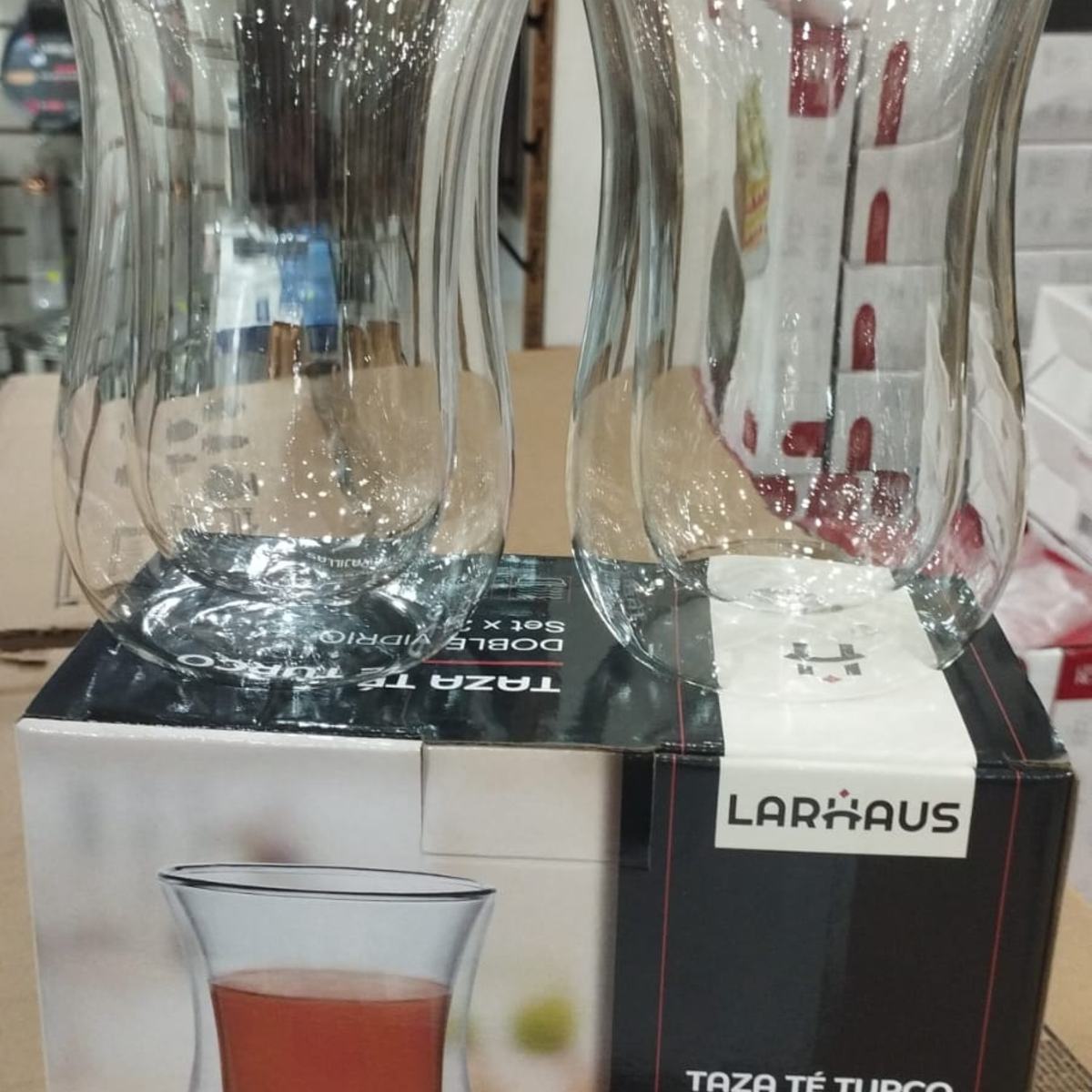 TAZA DOPPIO LINE BARISTA DOBLE VIDRIO X 2 250CC