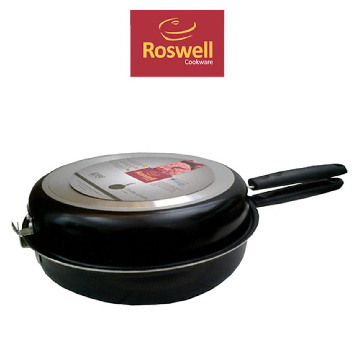 SARTEN DOBLE 26CM BLACK ROSWELL