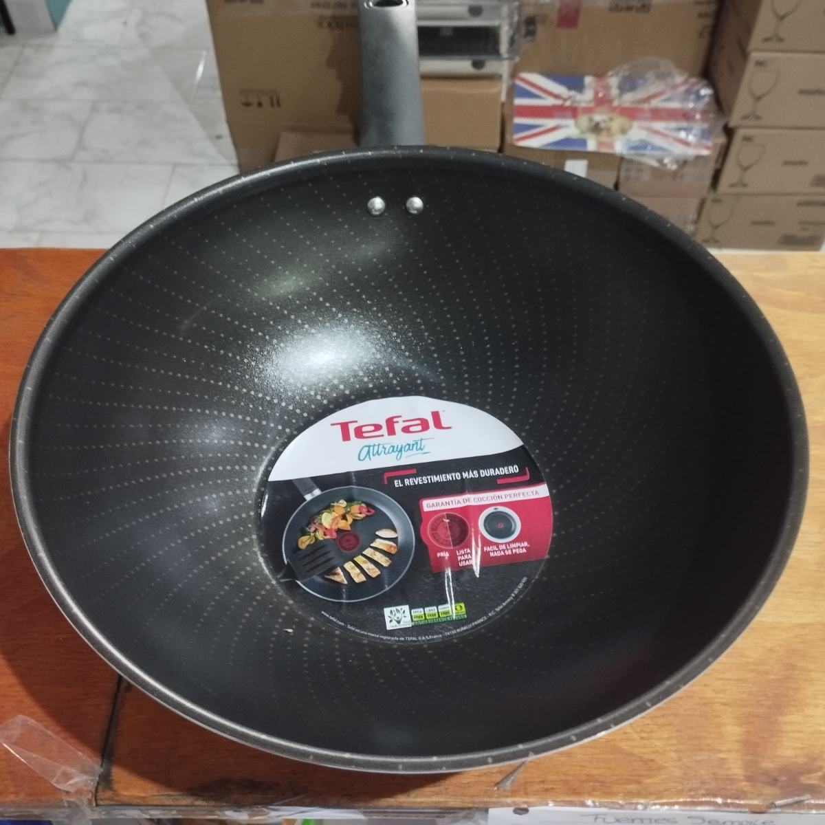 Wok 28cm Tefal Antiadherente