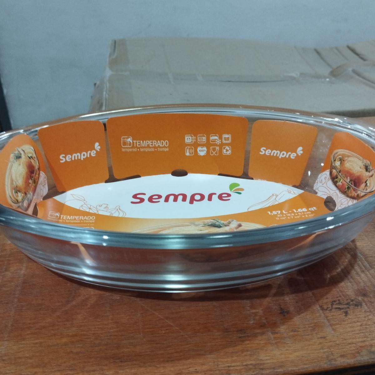 Fuente Horno 1.57L 30x18cm