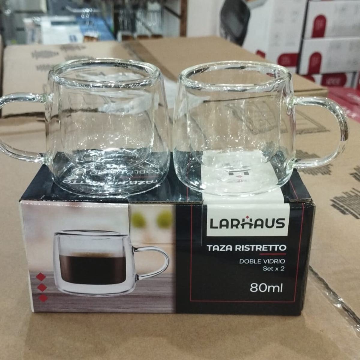 TAZA RISTRETTO BARISTA 80 cc PACK X 2