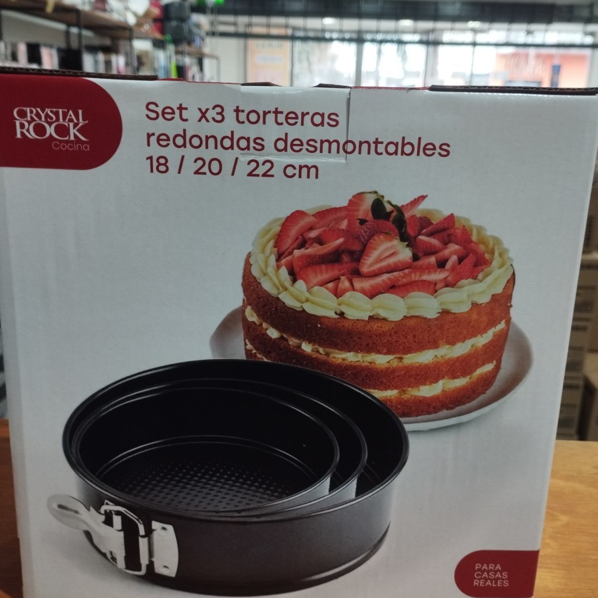 Set x 3 Torteras 18/20/22cm
