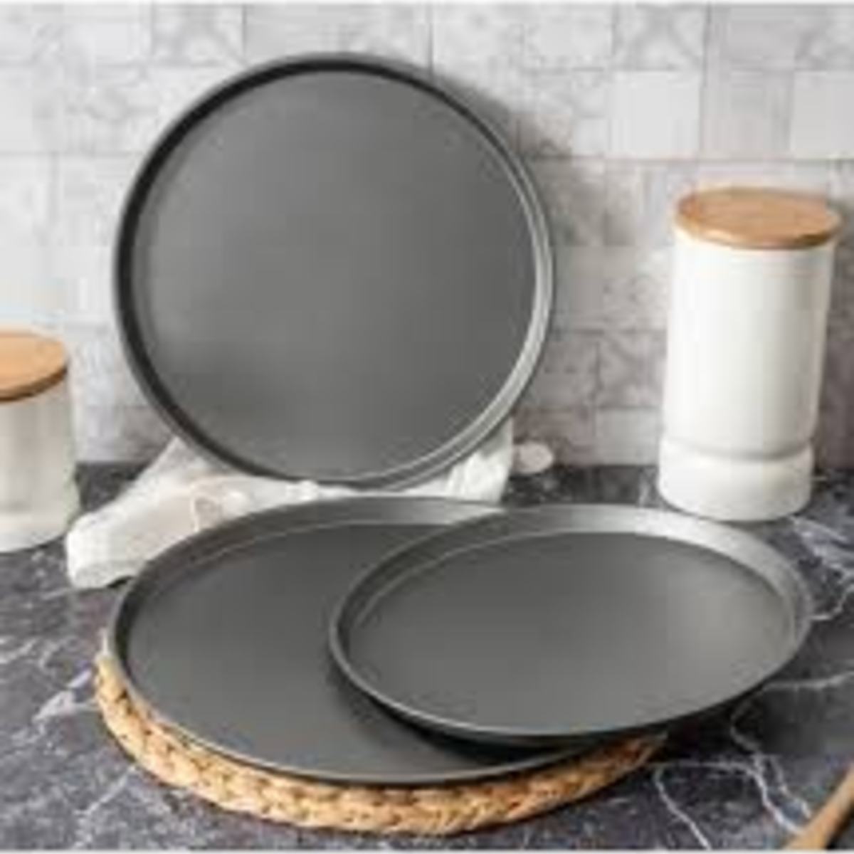 JUEGO X 3 MOLDES PIZZA 29CM 32CM 35CM
