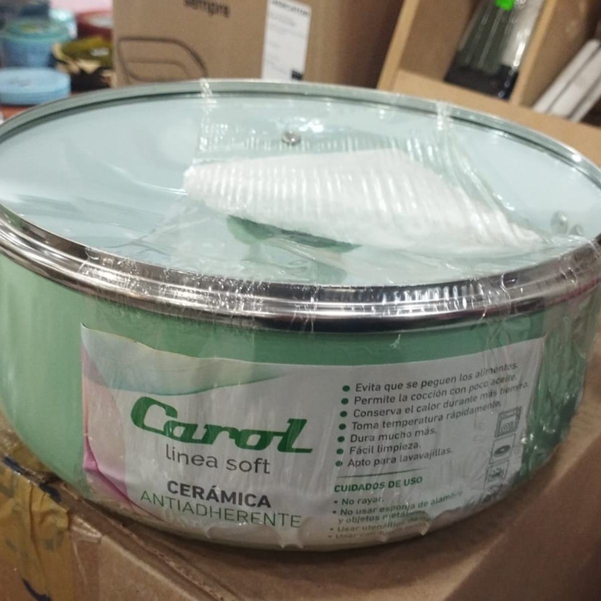 CACEROLA 24CM CAROL VERDE AQUA