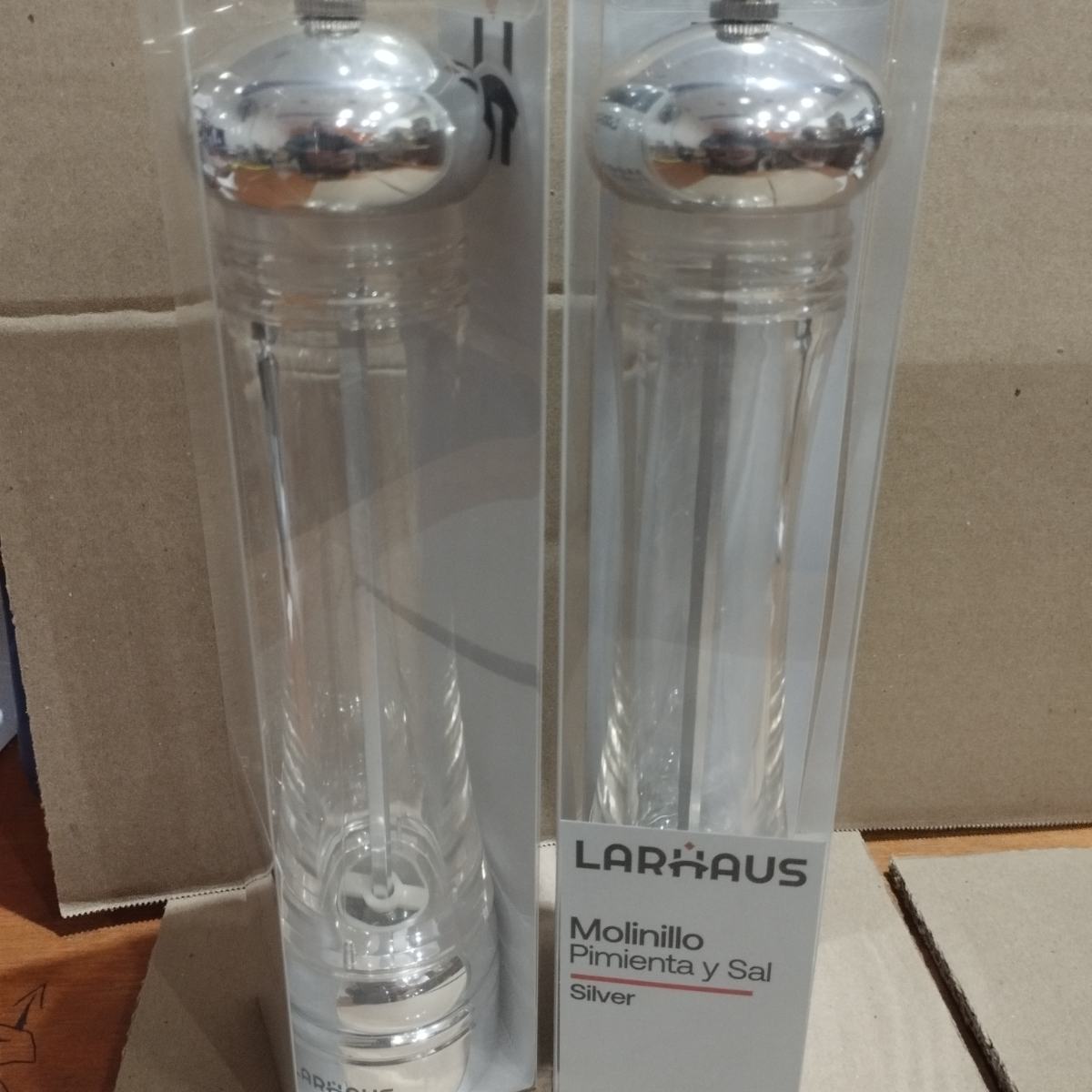 Molinillo sal pimienta acrílico Larhaus