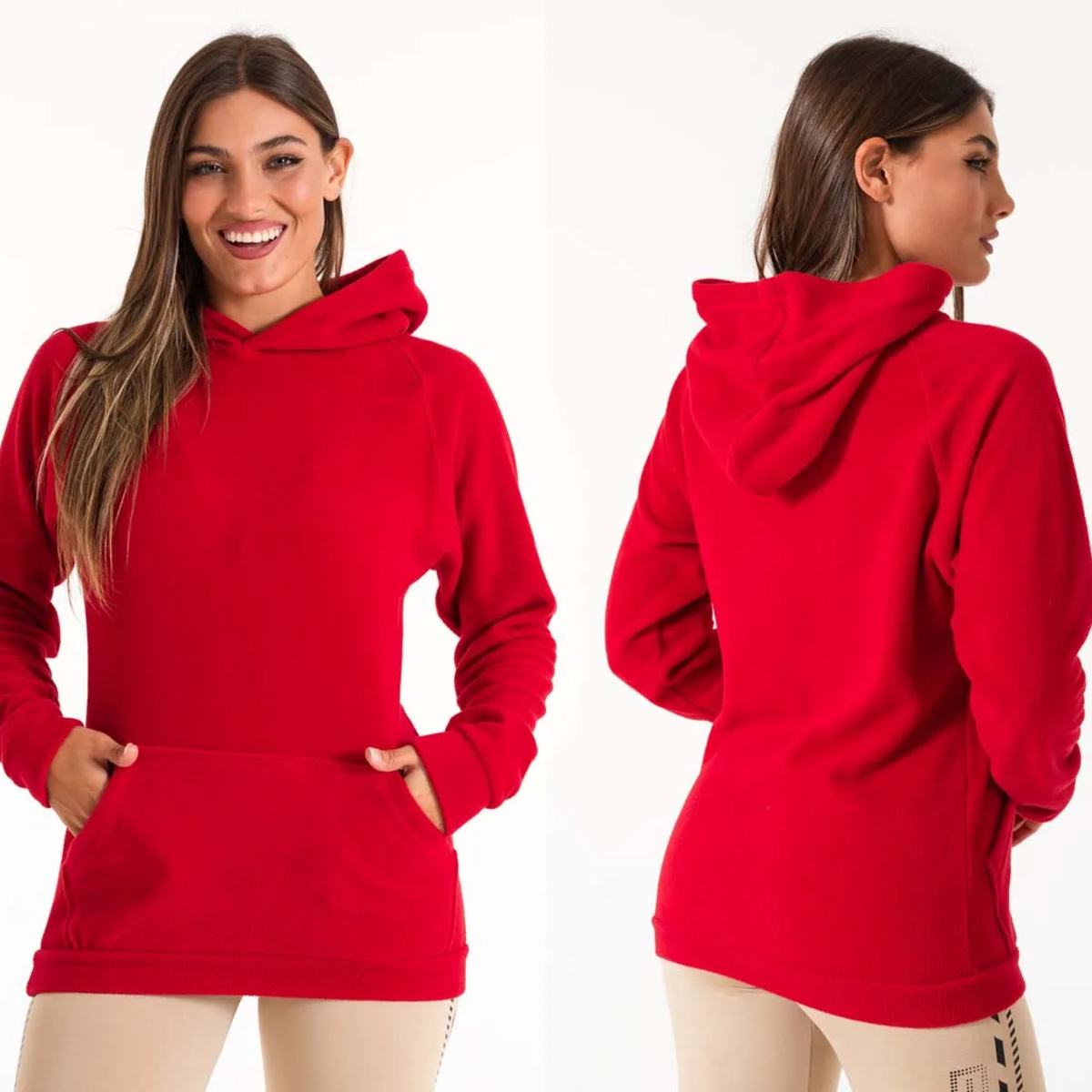 BUZO POLAR  ROJO CONSULTAR TALLE